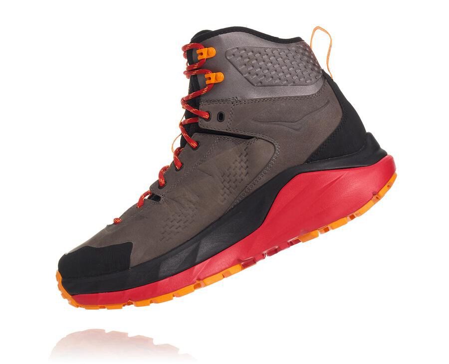 Botas De Montaña Hoka One One Hombre Marrom/Negros - Kaha Gore-Tex - TVPS31064